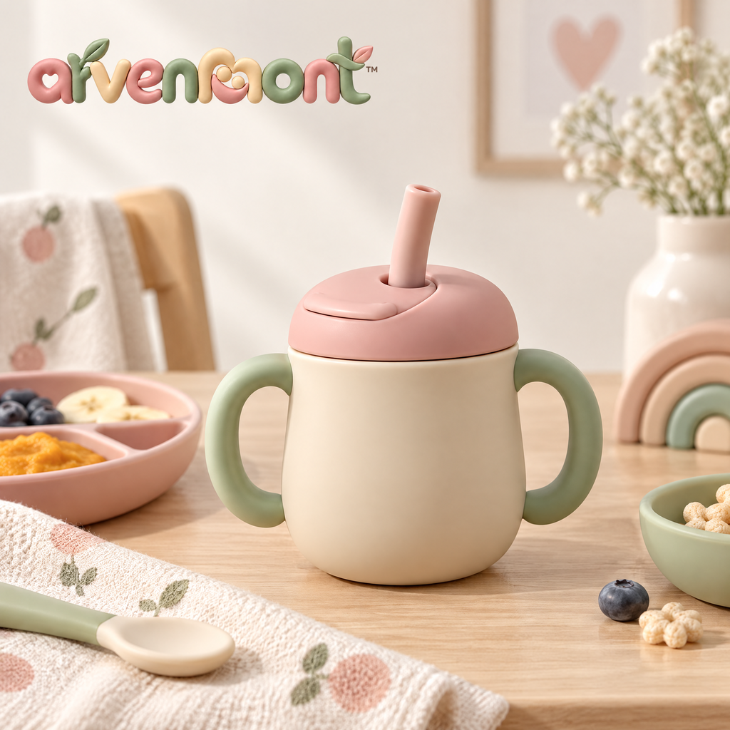 Arvenmont™ Easy-Grip Toddler Straw Cup