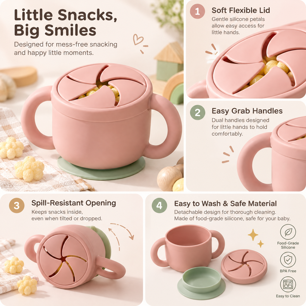 Arvenmont™ Spill-Reducing Snack Cup