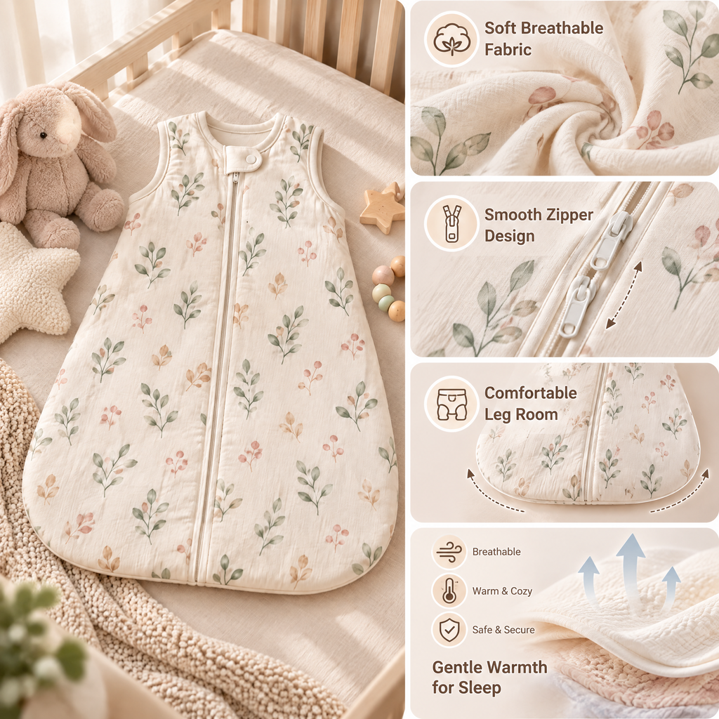 Arvenmont™ Botanical Baby Sleep Sack