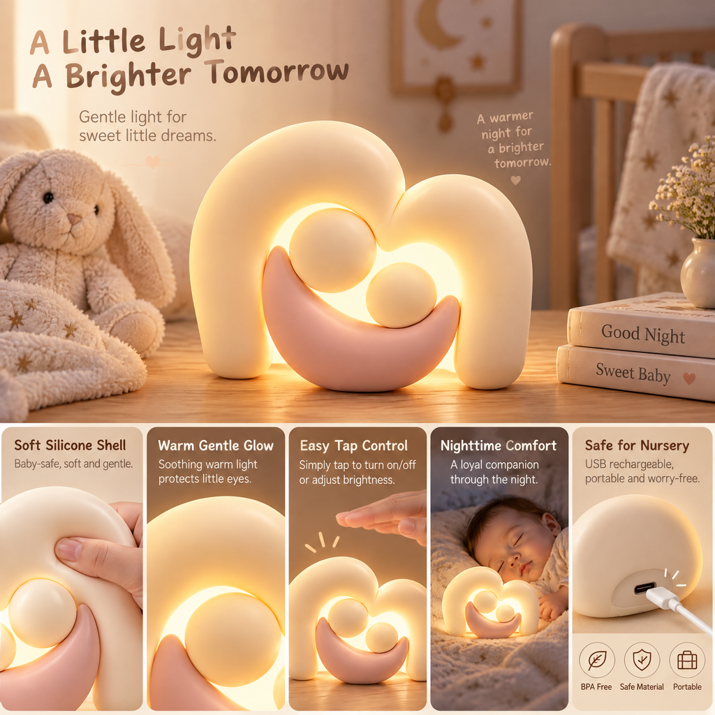 Arvenmont™ Parent & Baby Glow Night Light