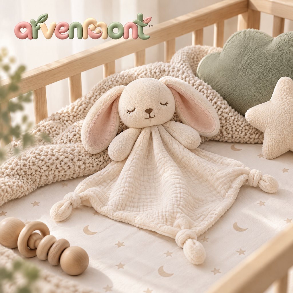 Arvenmont™ Bunny Baby Lovey Blanket