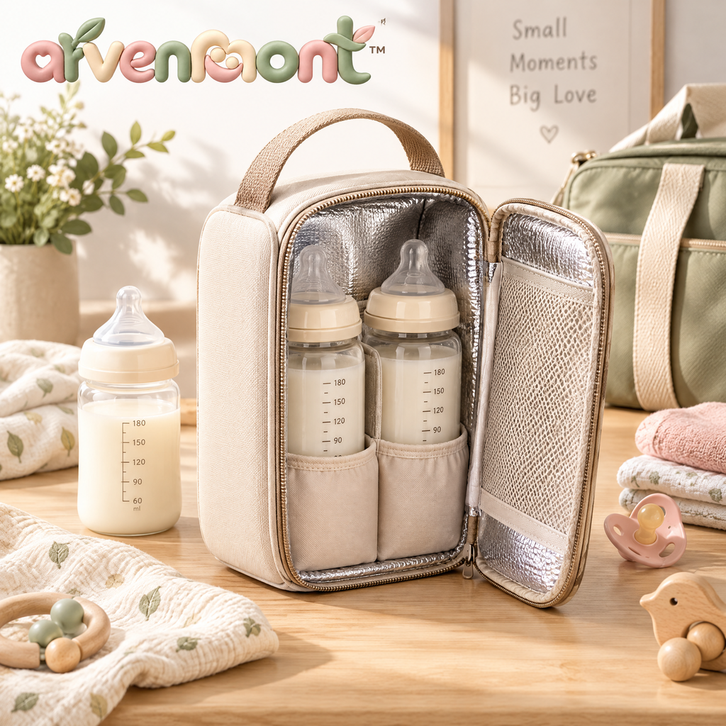 Arvenmont™ Insulated Baby Bottle Cooler Bag