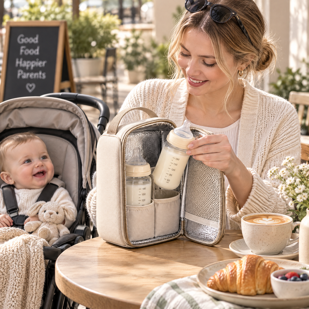 Arvenmont™ Insulated Baby Bottle Cooler Bag