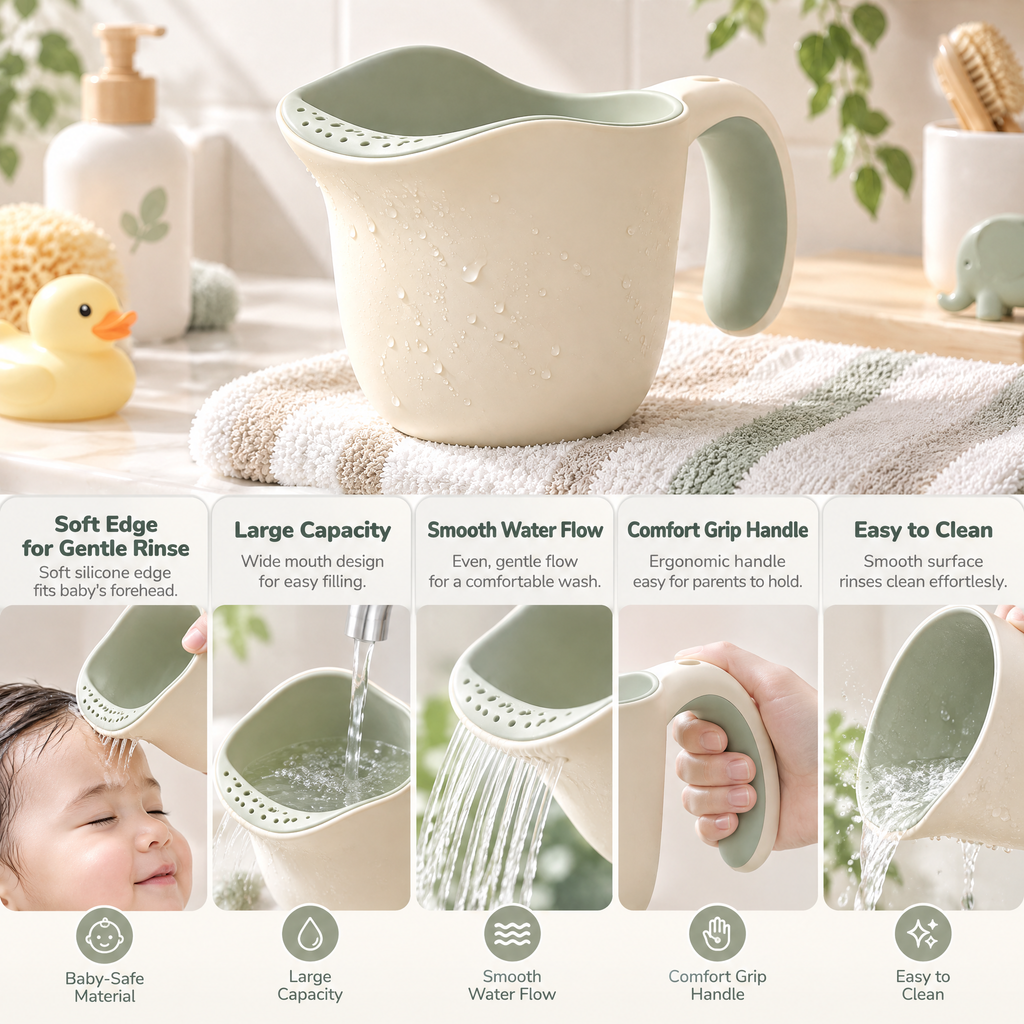 Arvenmont™ Soft-Grip Baby Rinse Cup