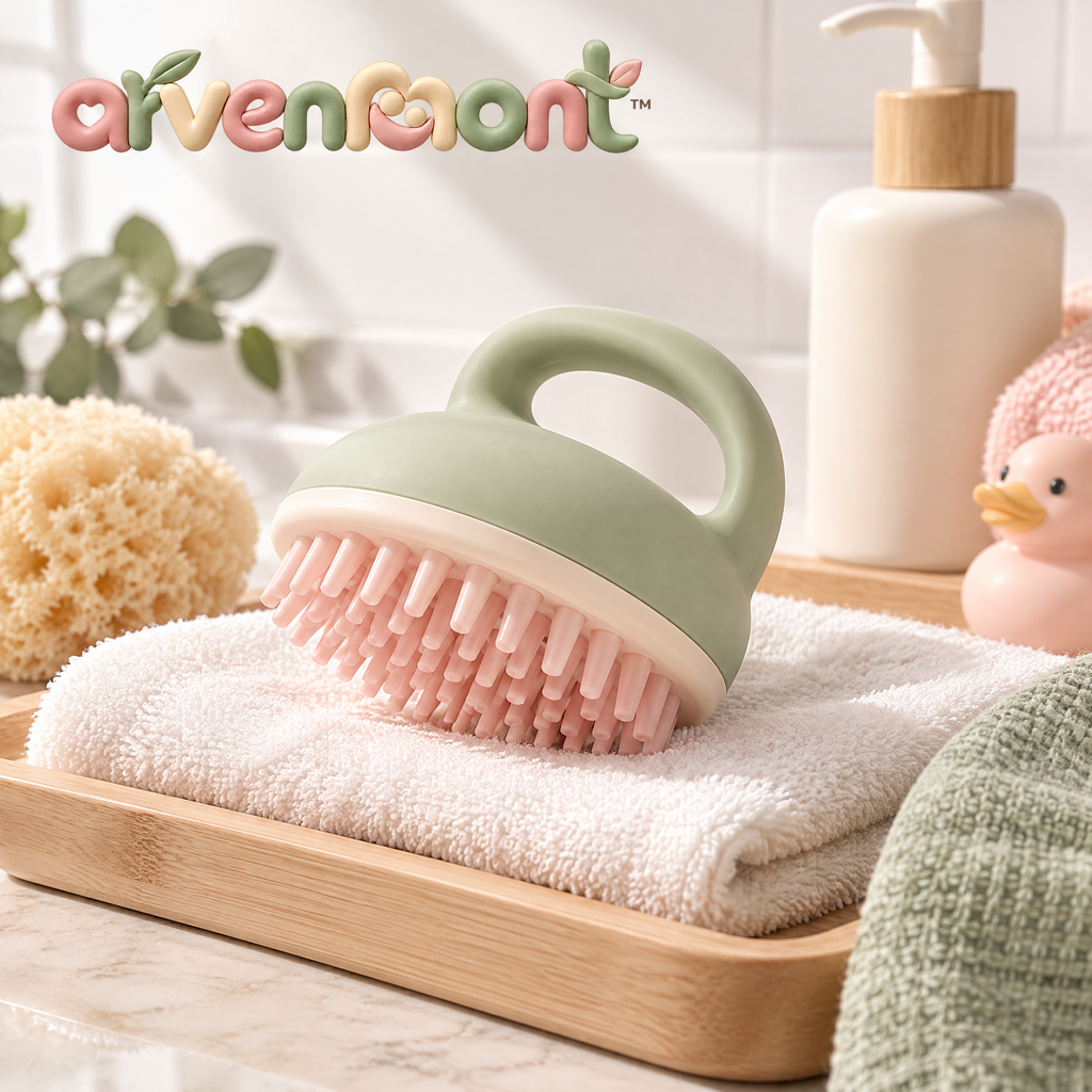 Arvenmont™ Soft Silicone Baby Bath Brush