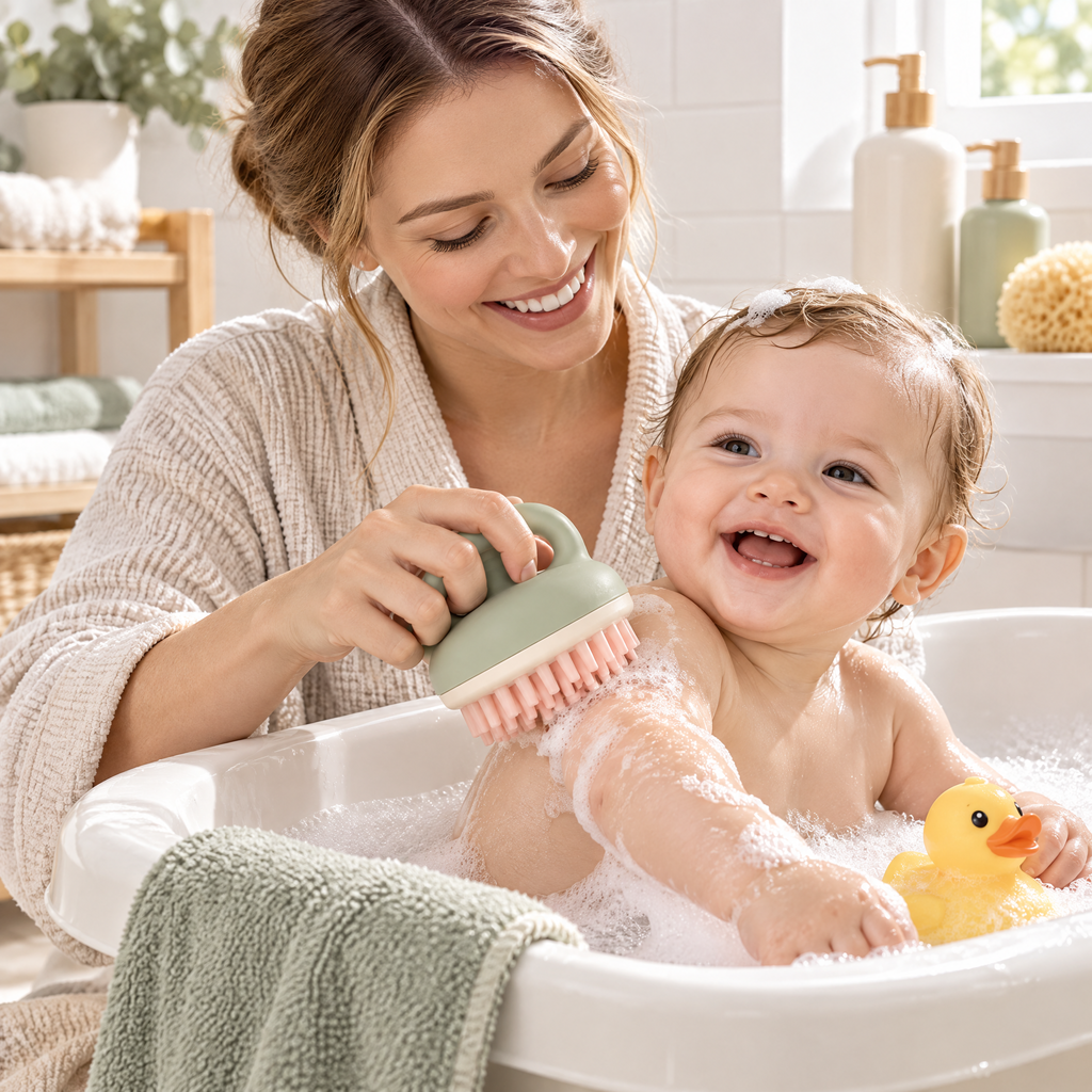 Arvenmont™ Soft Silicone Baby Bath Brush