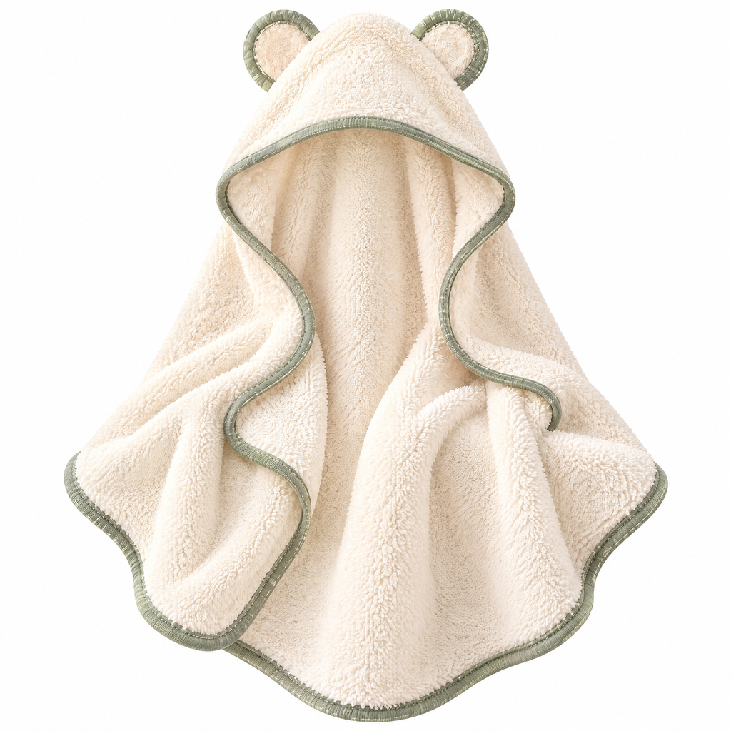 Arvenmont™ Hooded Baby Bath Towel