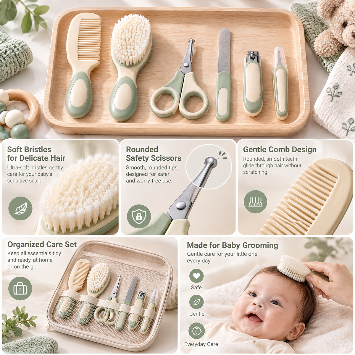 Arvenmont™ Baby Grooming Care Kit