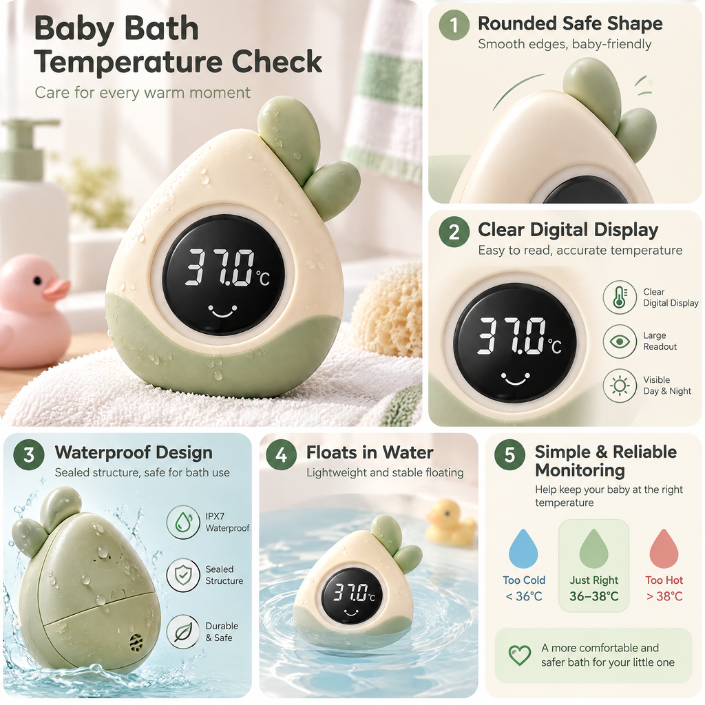 Arvenmont™ Digital Baby Bath Thermometer